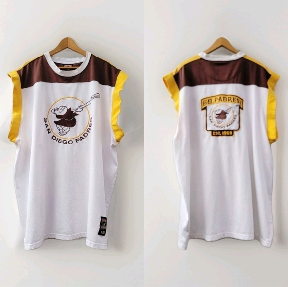 Cooperstown Collection GIII Carl Banks Mens 3XL Vintage San Diego Padres Jersey - Picture 1 of 15